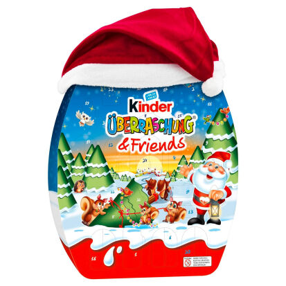 kinder berraschung Friends Adventskalender mit leckeren  - 