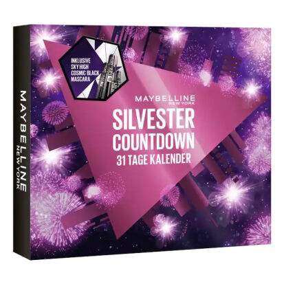 Maybelline New York Silvester Countdown Kalender mit 31  - 39 originelle Adventskalender für Frauen (2023)