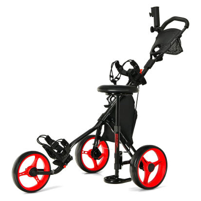 Praktischer Golf Trolley mit verstellbaren Griffen - 