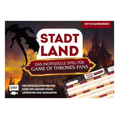 Stadt Land Das inoffizielle Spiel fr Game of  - 