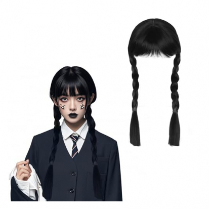 Wednesday Adams Percke fr Karneval Halloween und  - 20 schaurige Geschenke für Wednesday-Fans: Gothic, Mystery & Nevermore-Flair