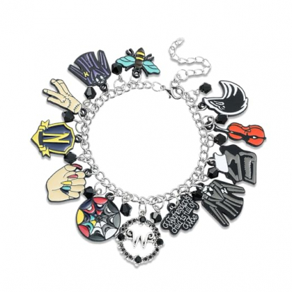 Wednesday Armband mit verschiedenen Anhngern - 