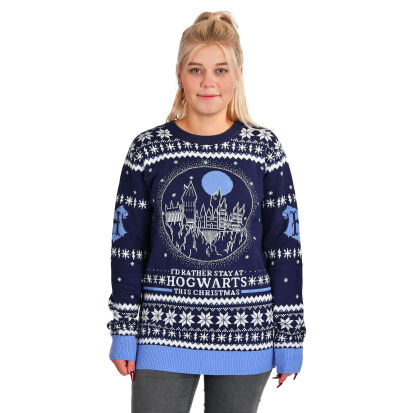 Weihnachtlicher Strickpullover fr Harry Potter Fans - 27 hässliche Weihnachtspullover für die ganze Familie