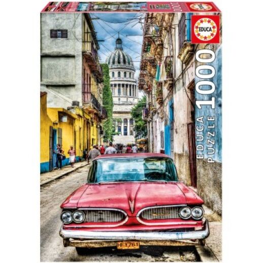 Vintage Car Puzzle mit 1000 Teilen