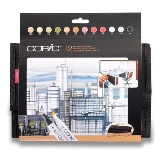 COPIC Classic Marker 12er Set mit 