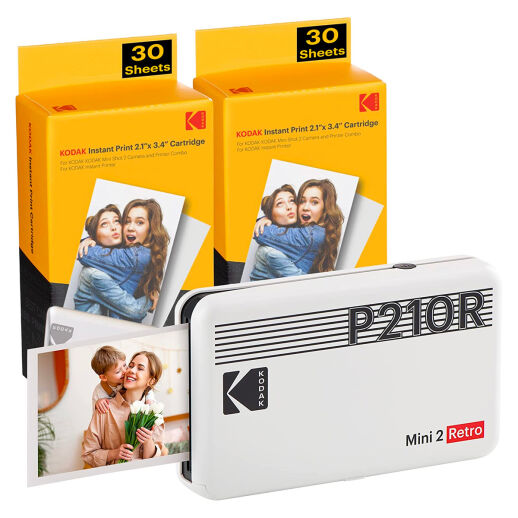 KODAK P210 Mini 2 Retro - Mobiler Handy Fotodrucker