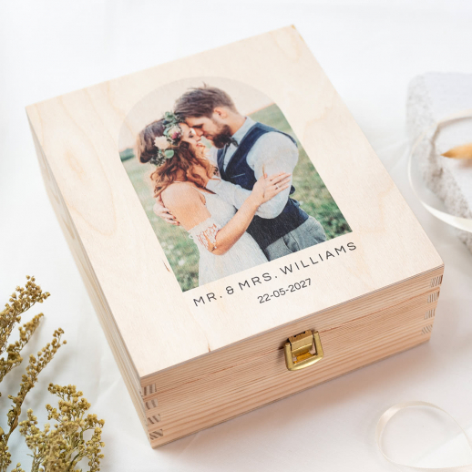 Erinnerungsbox mit UV Druck zur Hochzeit